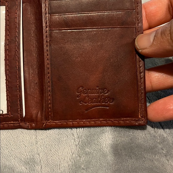 Genuine Leather Brown Men’s Wallet made in India - Picture 2 of 4